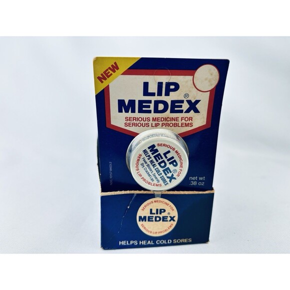 Lot Of 12 Vintage Blistex Lip Medex Rx Balm Tin - Medicated- 1986 - NOS - Picture 10 of 16